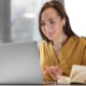 A woman using online hypnotherapy, Cognitive hypnotherapy in Colchester and online