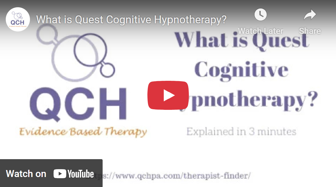 Screenshot of the Cognitive Hypnotherapy You Tube video